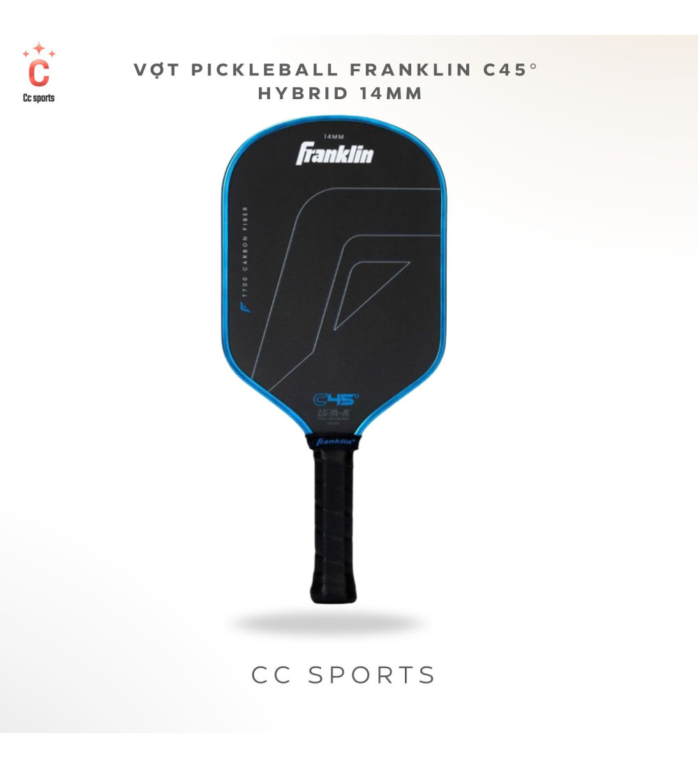 Vợt Pickleball Franklin C45° Hybrid 14mm