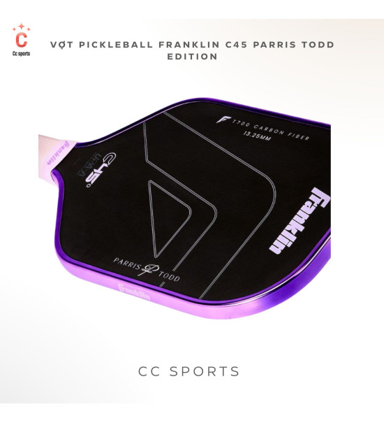 Vợt Pickleball Franklin C45 Parris Todd Edition (Tím)