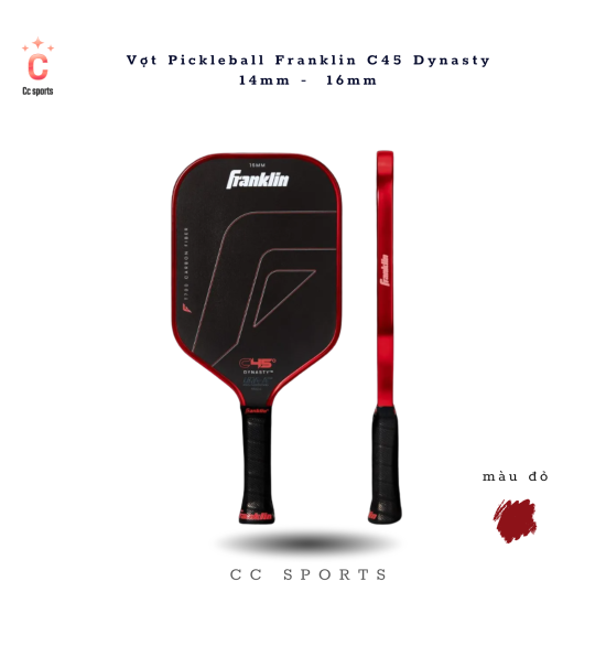 Vợt Pickleball Franklin C45 Dynasty  14mm-16mm