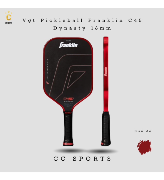 Vợt Pickleball Franklin C45 Dynasty  14mm-16mm