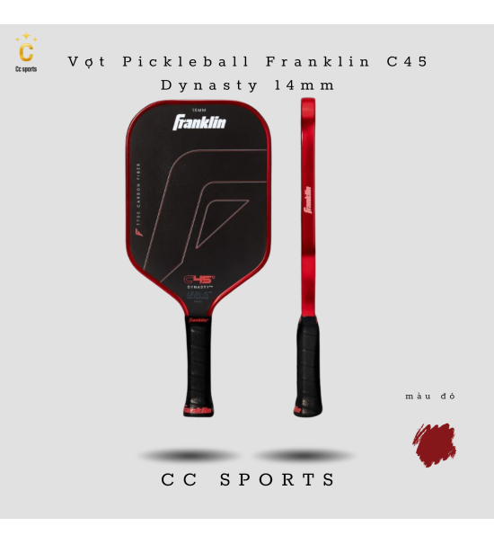 Vợt Pickleball Franklin C45 Dynasty  14mm-16mm