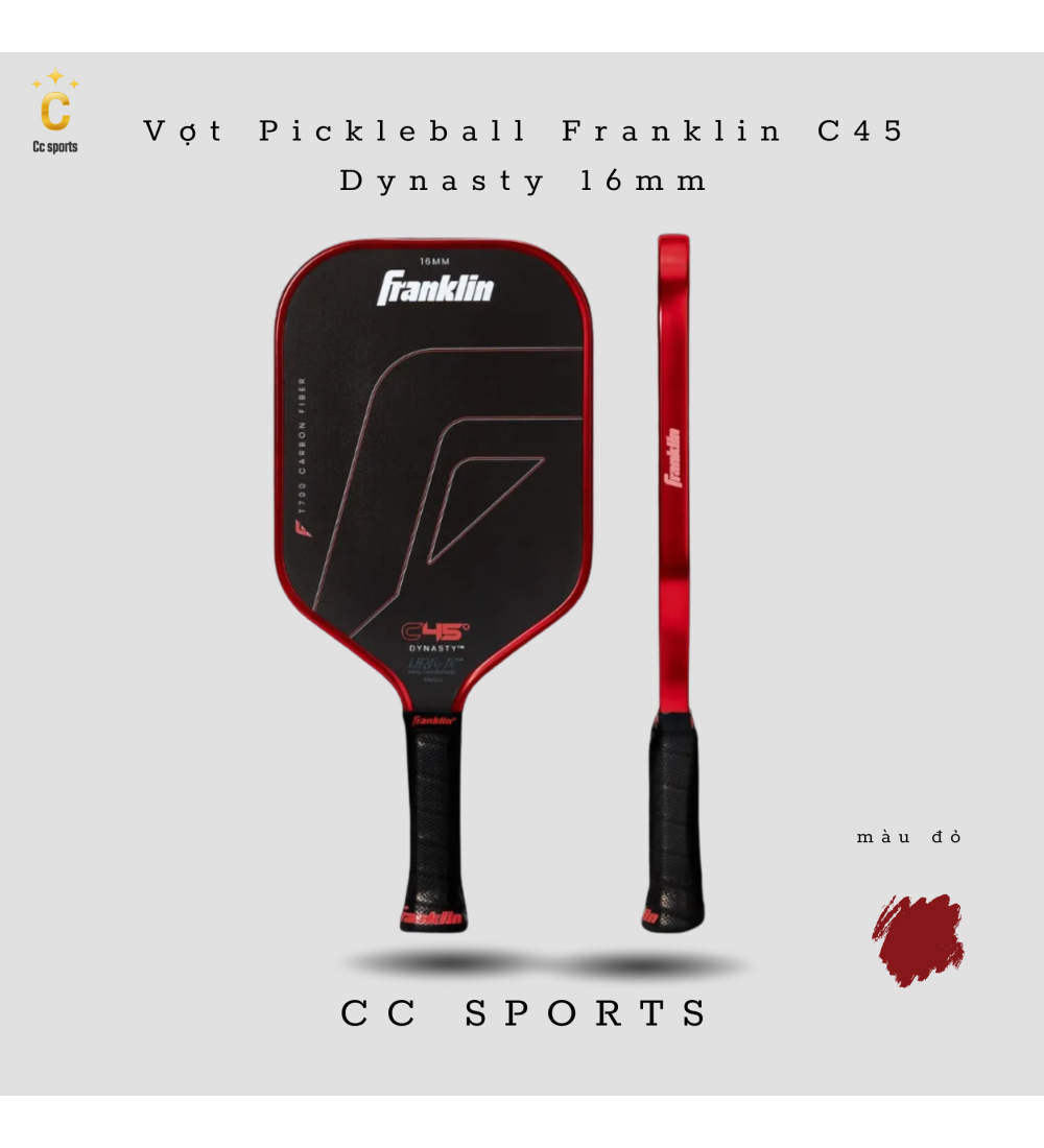 Vợt Pickleball Franklin C45° Dynasty