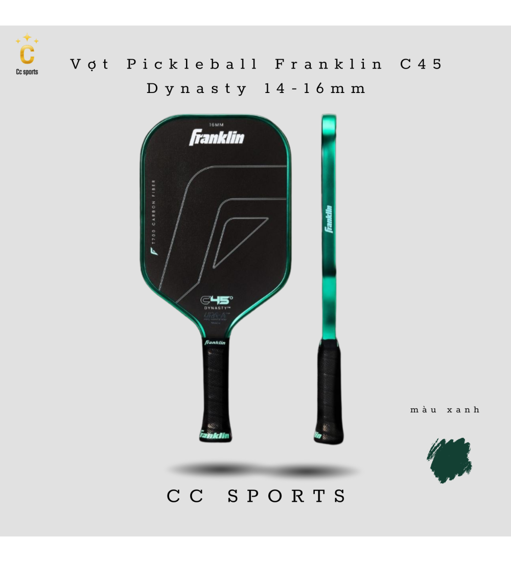 Vợt Pickleball Franklin C45° Dynasty