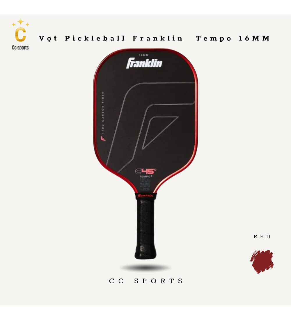 Vợt Pickleball Franklin C45° Tempo