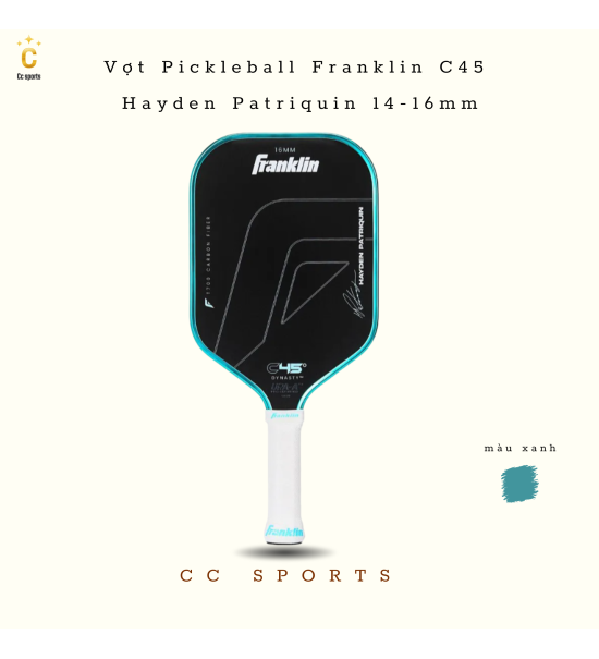Vợt Pickleball Franklin C45 Hayden Patriquin Edition