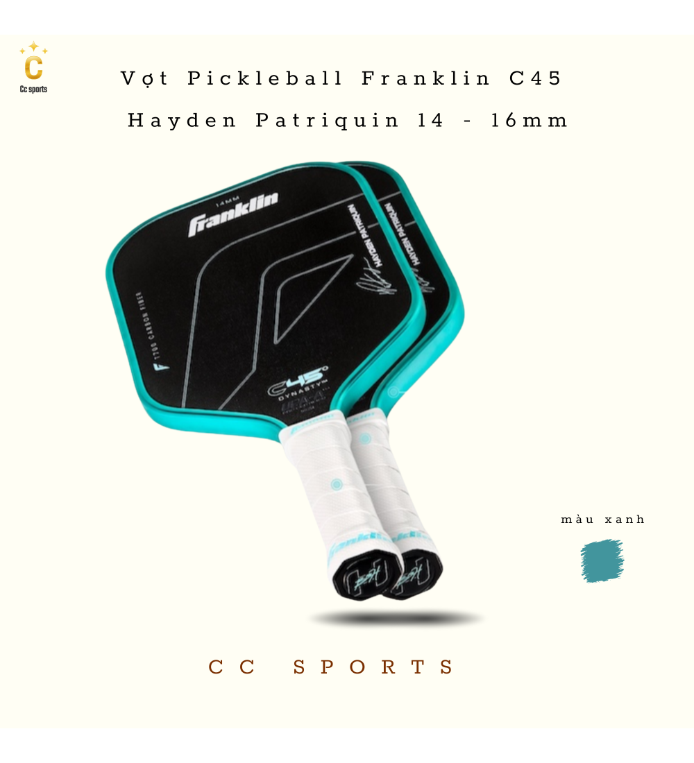 Vợt Pickleball Franklin C45 Hayden Patriquin Edition