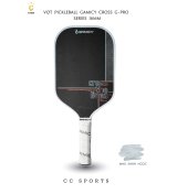 Vợt Pickleball Gamicy Cross G-Pro Series 16mm- Màu Xanh Ngọc