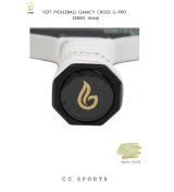 Vợt Pickleball Gamicy Cross G-Pro Series 16mm- Màu Xanh Chuối