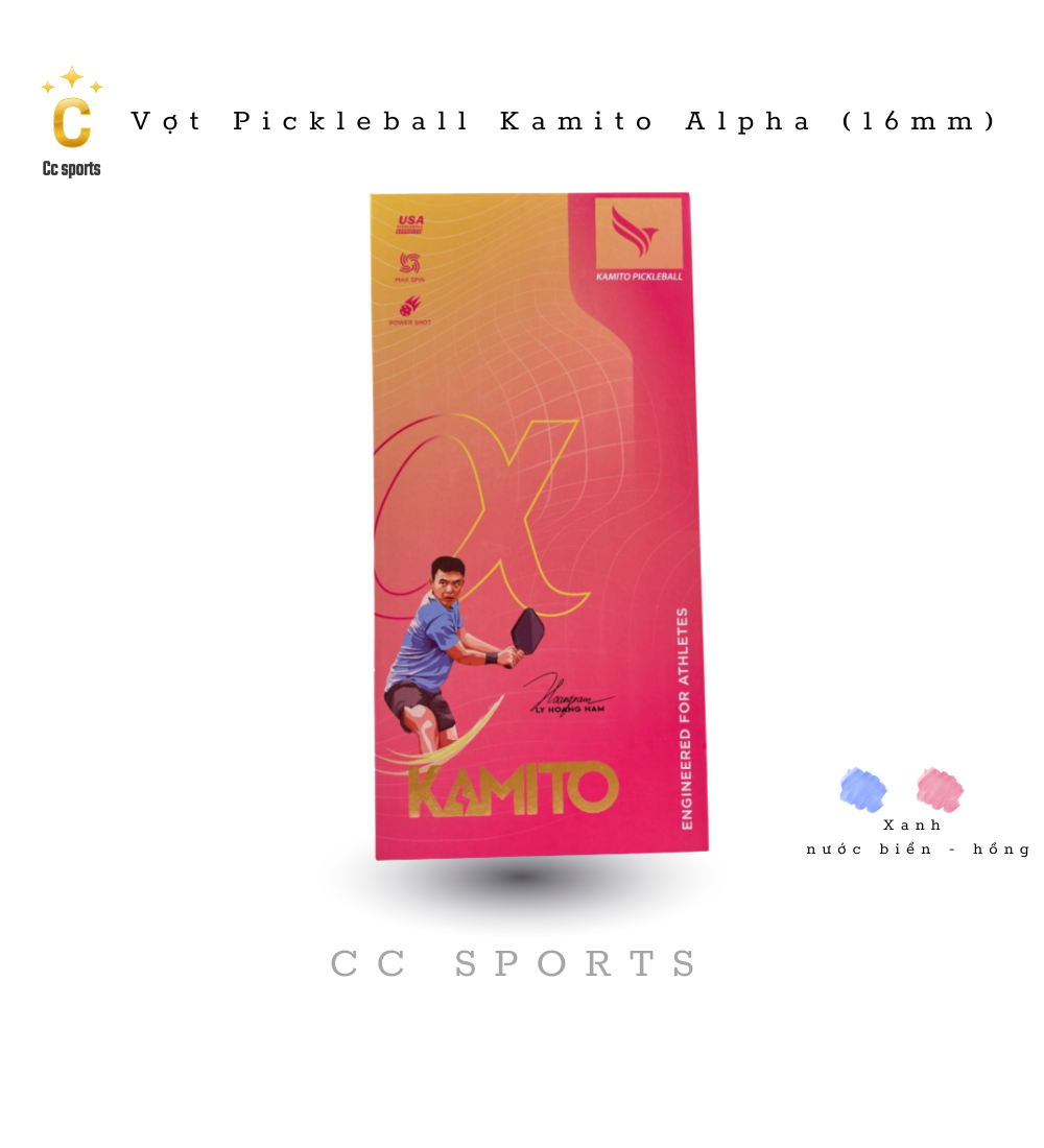 Vợt Pickleball Kamito Alpha (16mm)