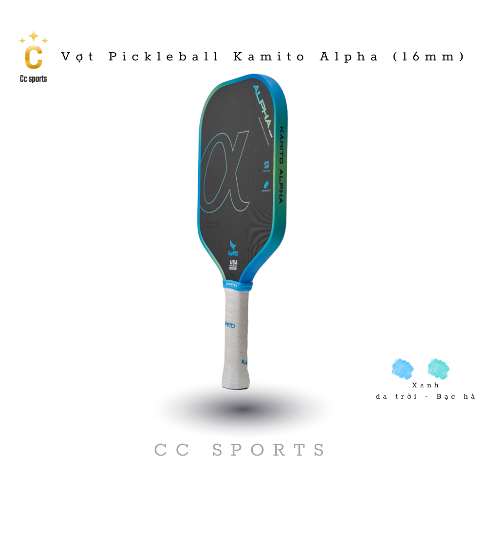 Vợt Pickleball Kamito Alpha (16mm)