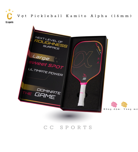 Vợt Pickleball Kamito Alpha (16mm)