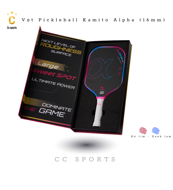 Vợt Pickleball Kamito Alpha (16mm)