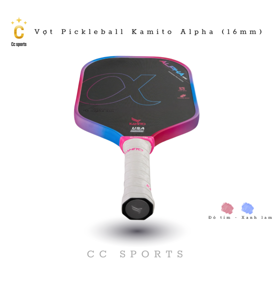 Vợt Pickleball Kamito Alpha (16mm)