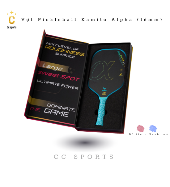 Vợt Pickleball Kamito Alpha (16mm)