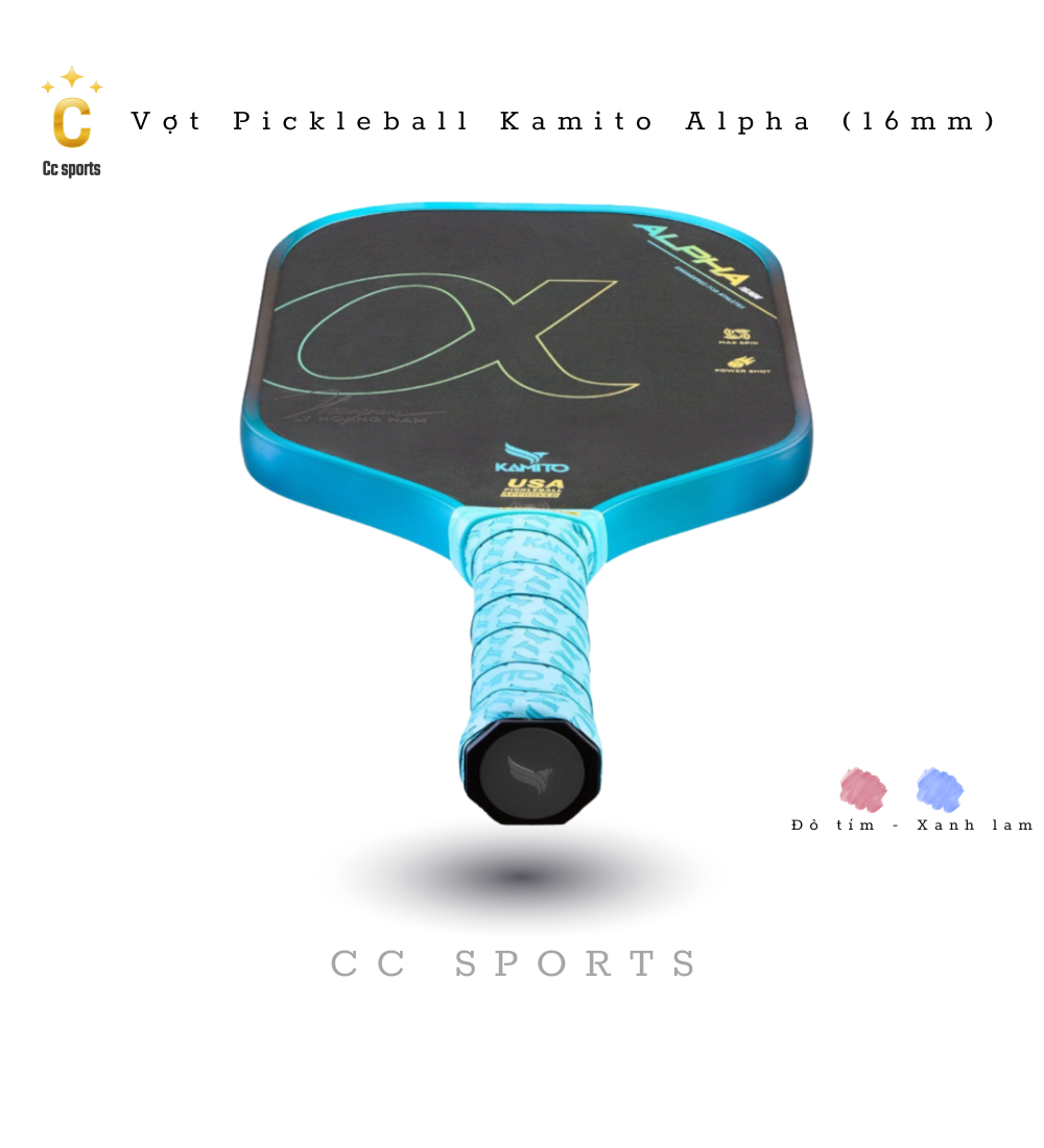 Vợt Pickleball Kamito Alpha (16mm)