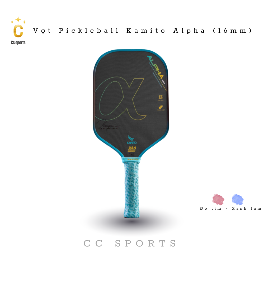 Vợt Pickleball Kamito Alpha (16mm)