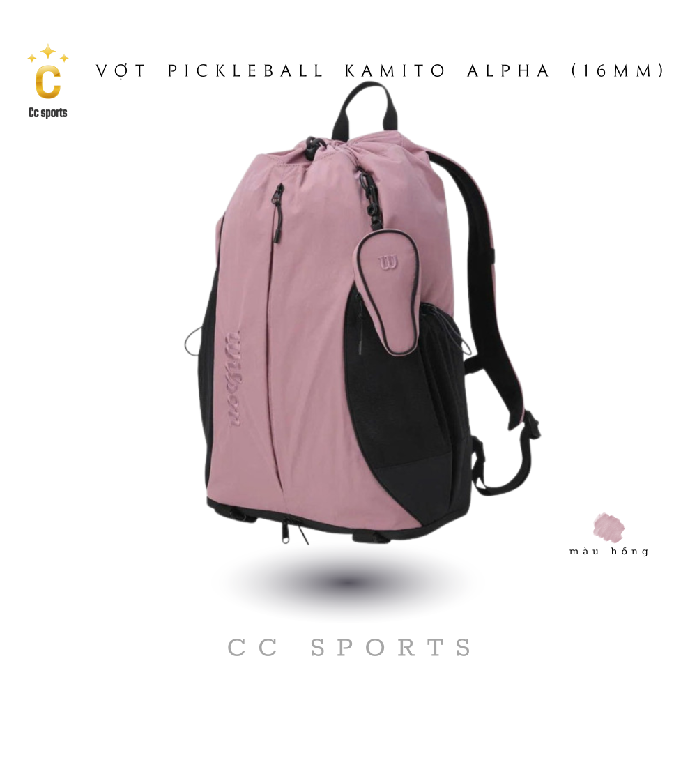 Balo Tennis - Pickleball Wilson Drawstring Backpack V2