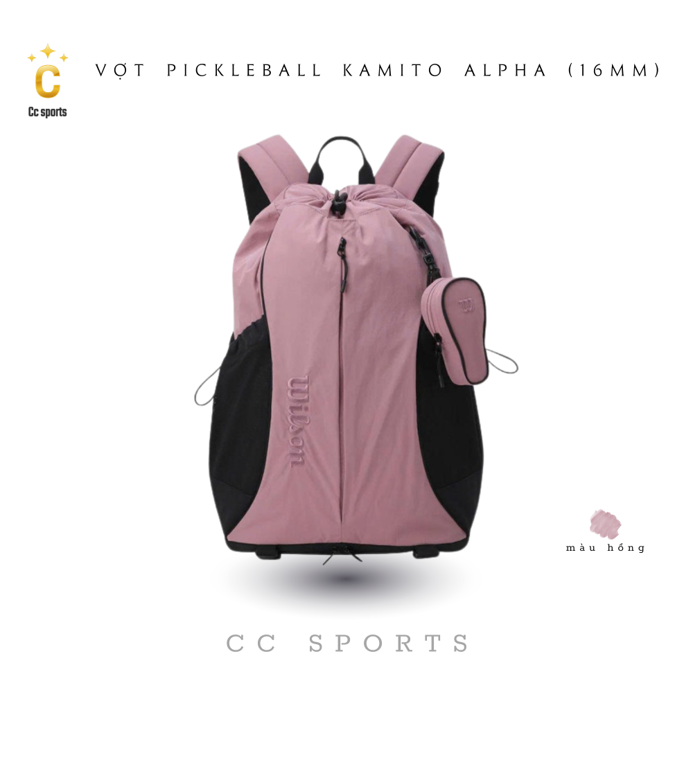 Balo Tennis - Pickleball Wilson Drawstring Backpack V2