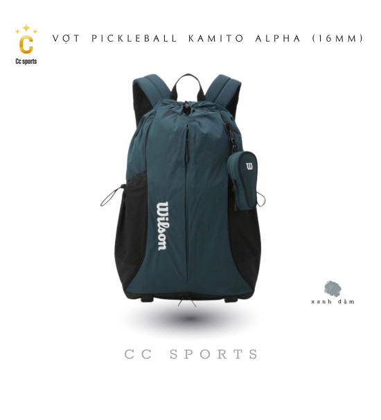 Balo Tennis - Pickleball Wilson Drawstring Backpack V2