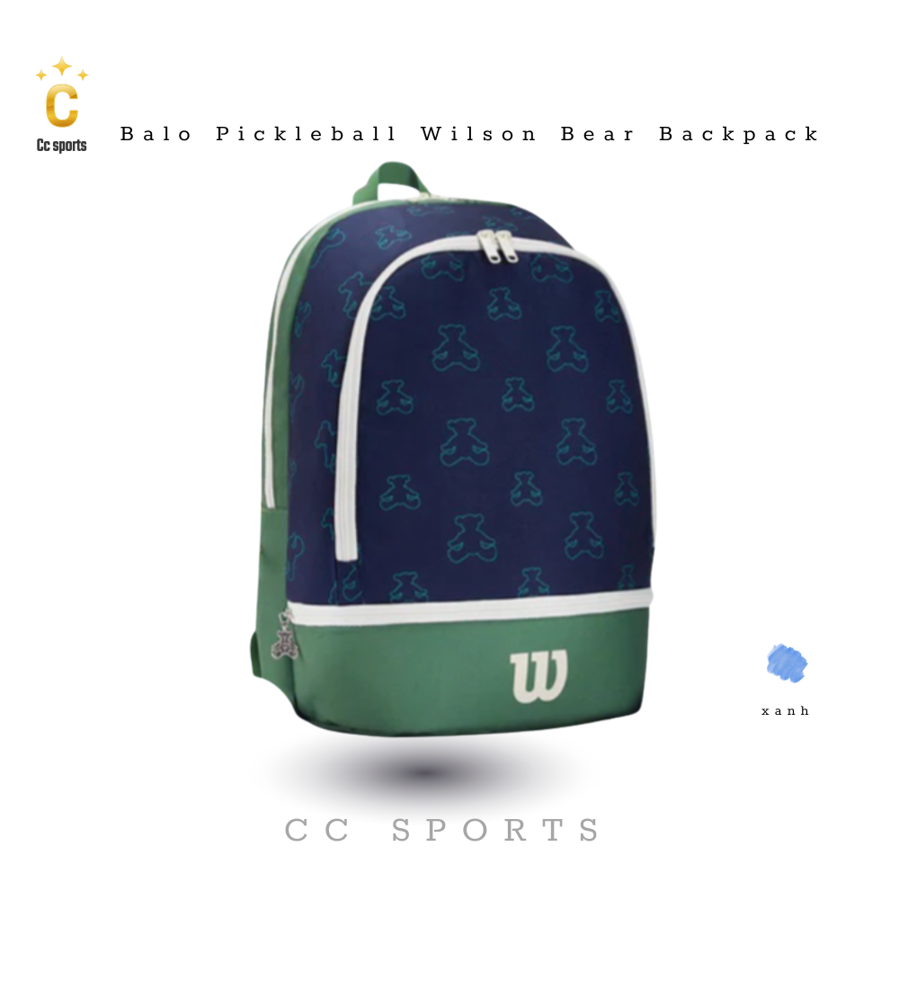 Balo Pickleball Wilson Bear Backpack