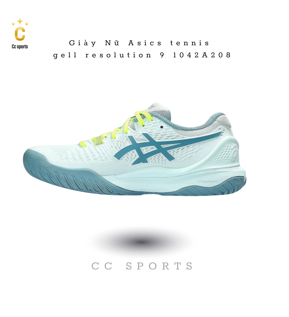 Giày Nữ Asics tennis gell resolution 9 1042A208