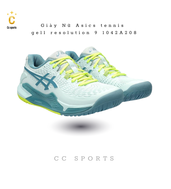 Giày Nữ Asics tennis gell resolution 9 1042A208
