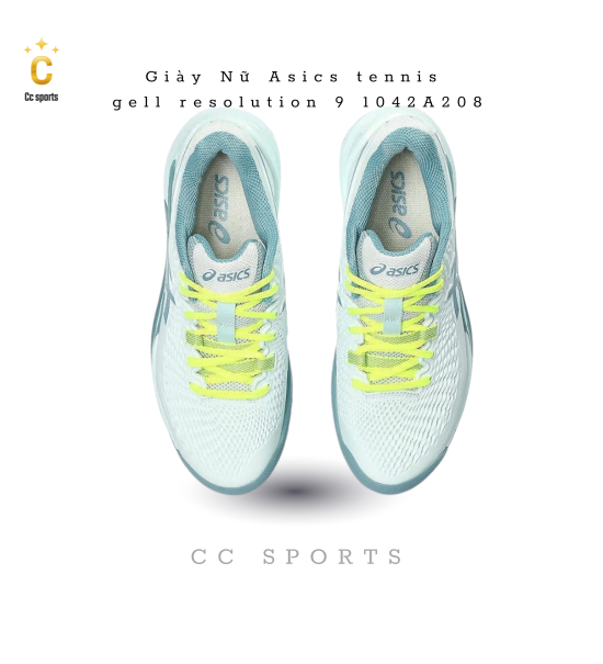 Giày Nữ Asics tennis gell resolution 9 1042A208