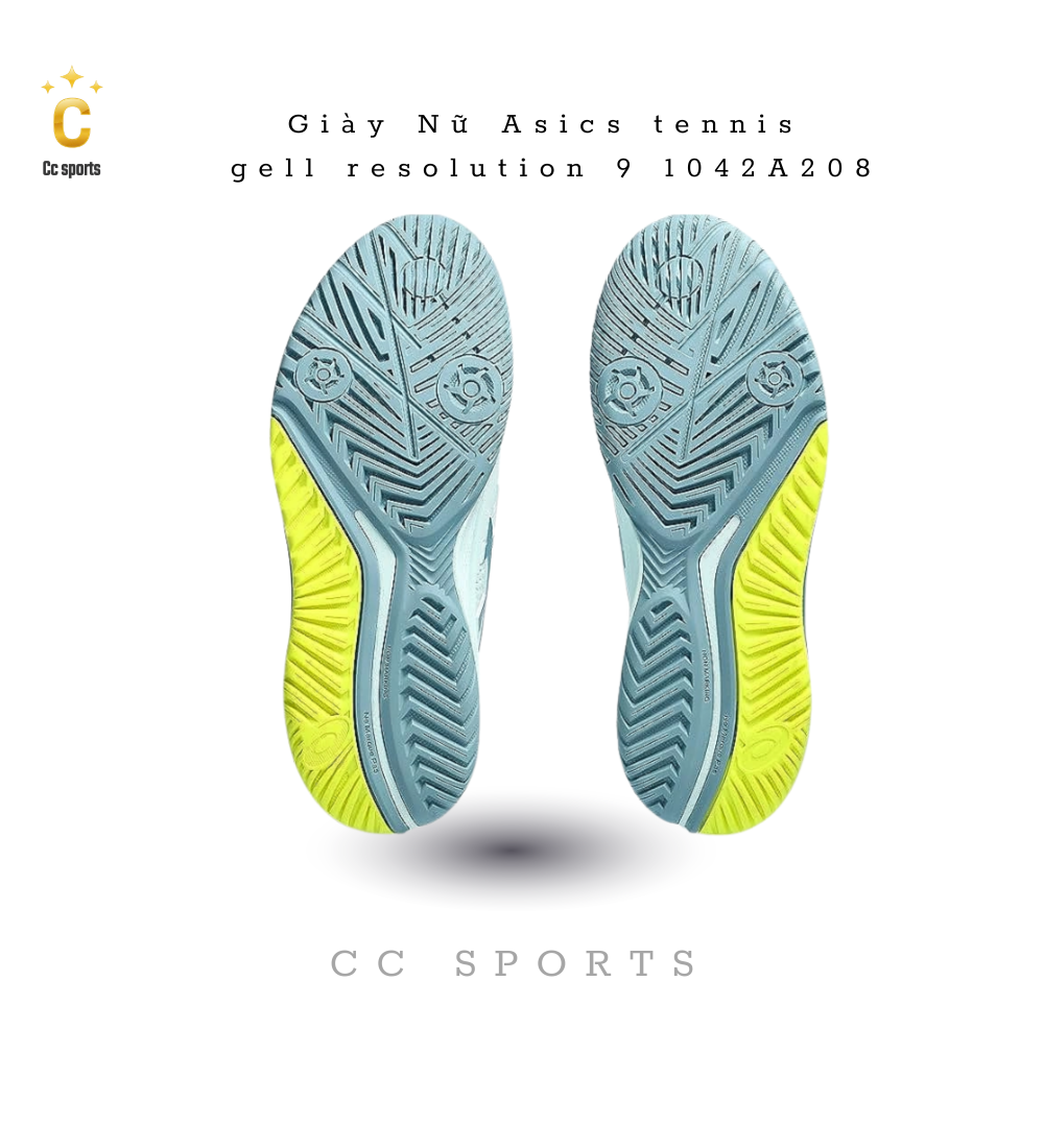 Giày Nữ Asics tennis gell resolution 9 1042A208