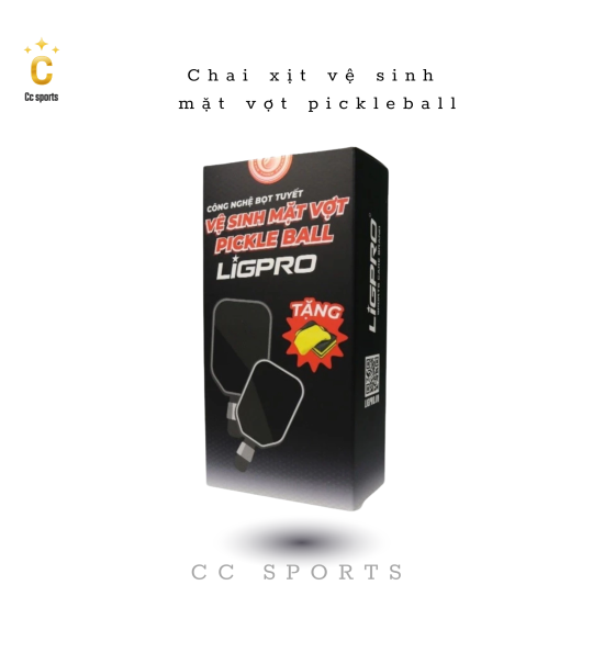 Chai xịt vệ sinh mặt vợt pickleball