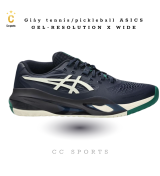 Giày Asics GEL-RESOLUTION X ''Midnight Cream'' Pickleball / Tennis [1041A481 400]