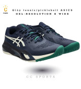 Giày Asics GEL-RESOLUTION X ''Midnight Cream'' Pickleball / Tennis [1041A481 400]