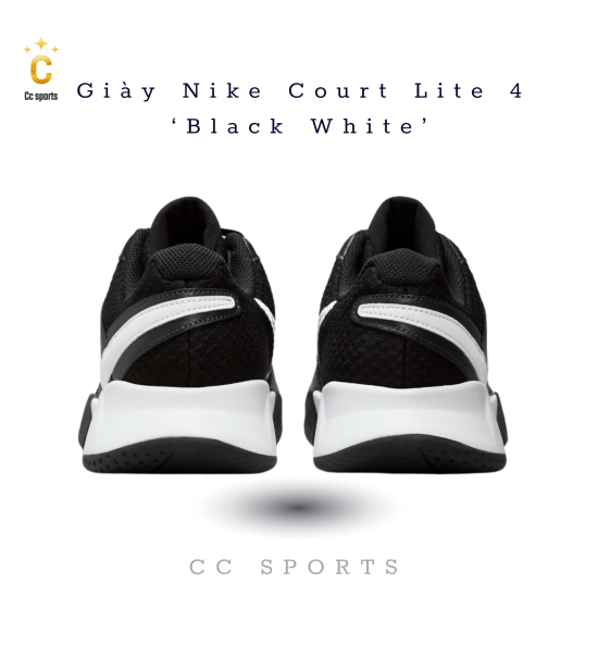 Giày Nike Court Lite 4 ‘Black White’