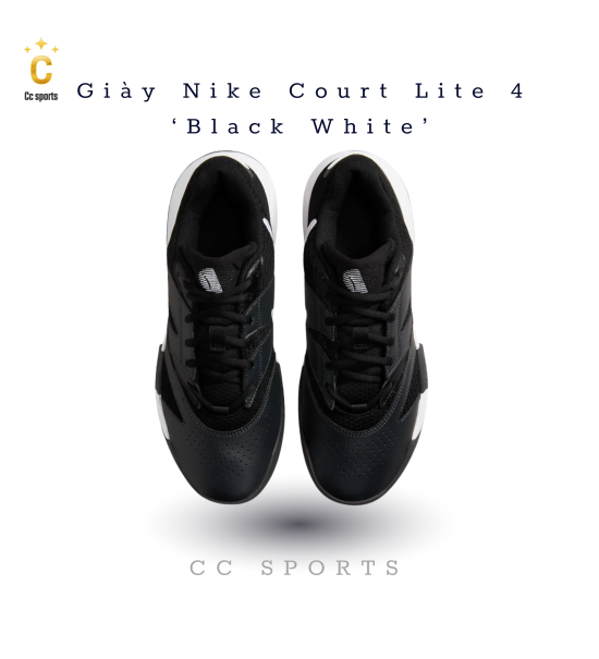 Giày Nike Court Lite 4 ‘Black White’