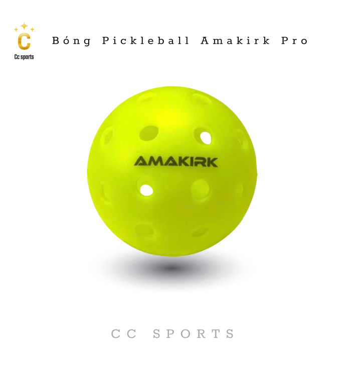 Bóng Pickleball Amakirk Pro - HỘP 3 QUẢ