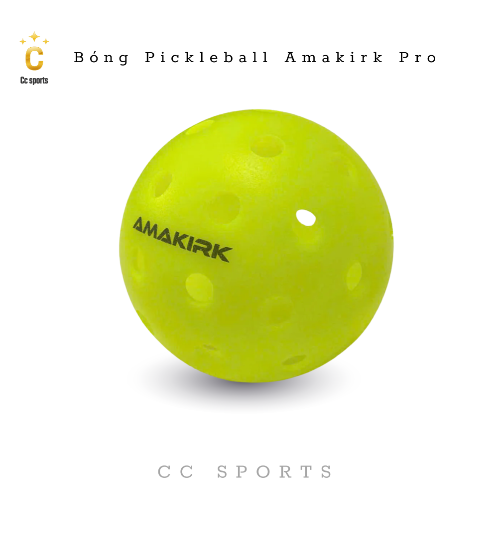 Bóng Pickleball Amakirk Pro - HỘP 3 QUẢ