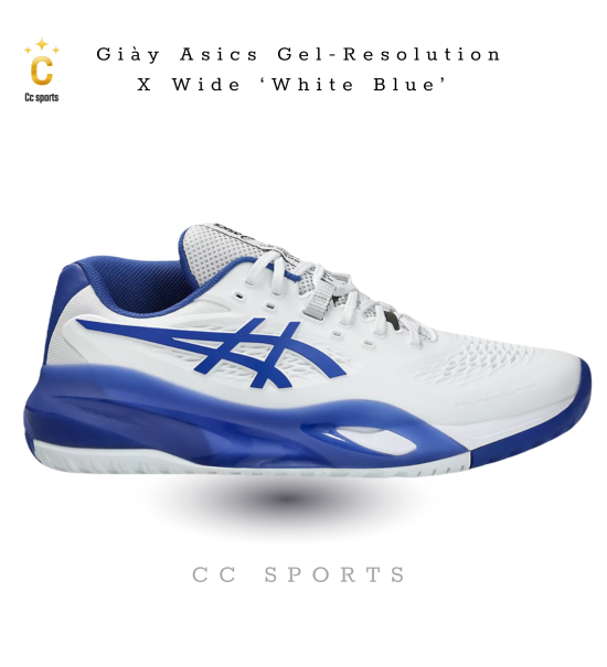 Giày Asics GEL-RESOLUTION X ''Midnight Cream'' Pickleball / Tennis [1041A481 400]