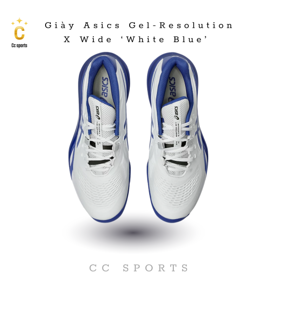 Giày Asics GEL-RESOLUTION X ''Midnight Cream'' Pickleball / Tennis [1041A481 400]