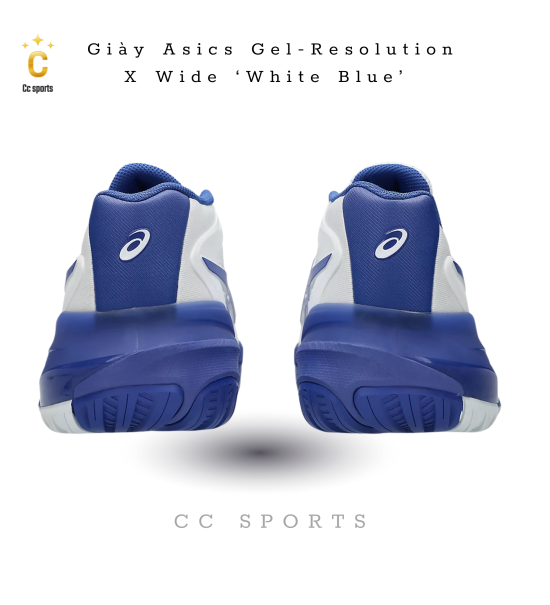 Giày Asics GEL-RESOLUTION X ''Midnight Cream'' Pickleball / Tennis [1041A481 400]