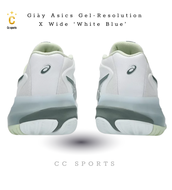 Giày Asics GEL-RESOLUTION X ''Midnight Cream'' Pickleball / Tennis [1041A481 400]