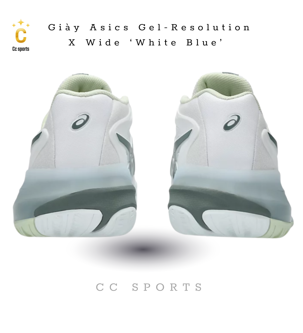 Giày Asics GEL-RESOLUTION X ''Midnight Cream'' Pickleball / Tennis [1041A481 400]