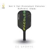 Bộ 2 vợt Pickleball Sport Series – ExPower Black (14mm)