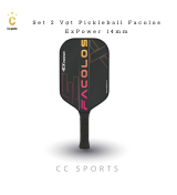 Bộ 2 vợt Pickleball Sport Series – ExPower Black (14mm)