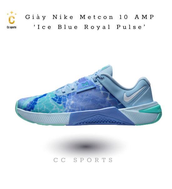Giày Nike Metcon 10 AMP  Ice Blue Royal Pulse