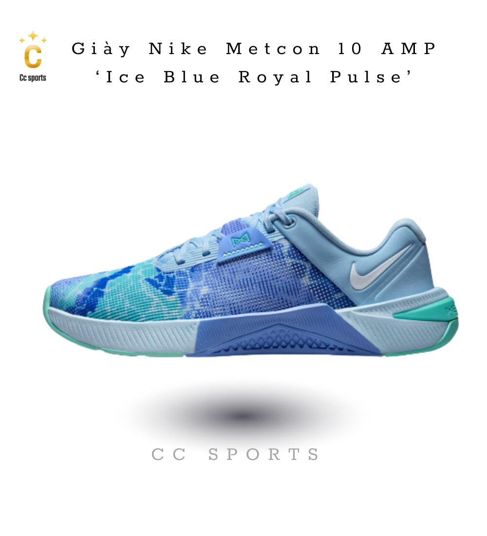 Giày Nike Metcon 10 AMP  Ice Blue Royal Pulse