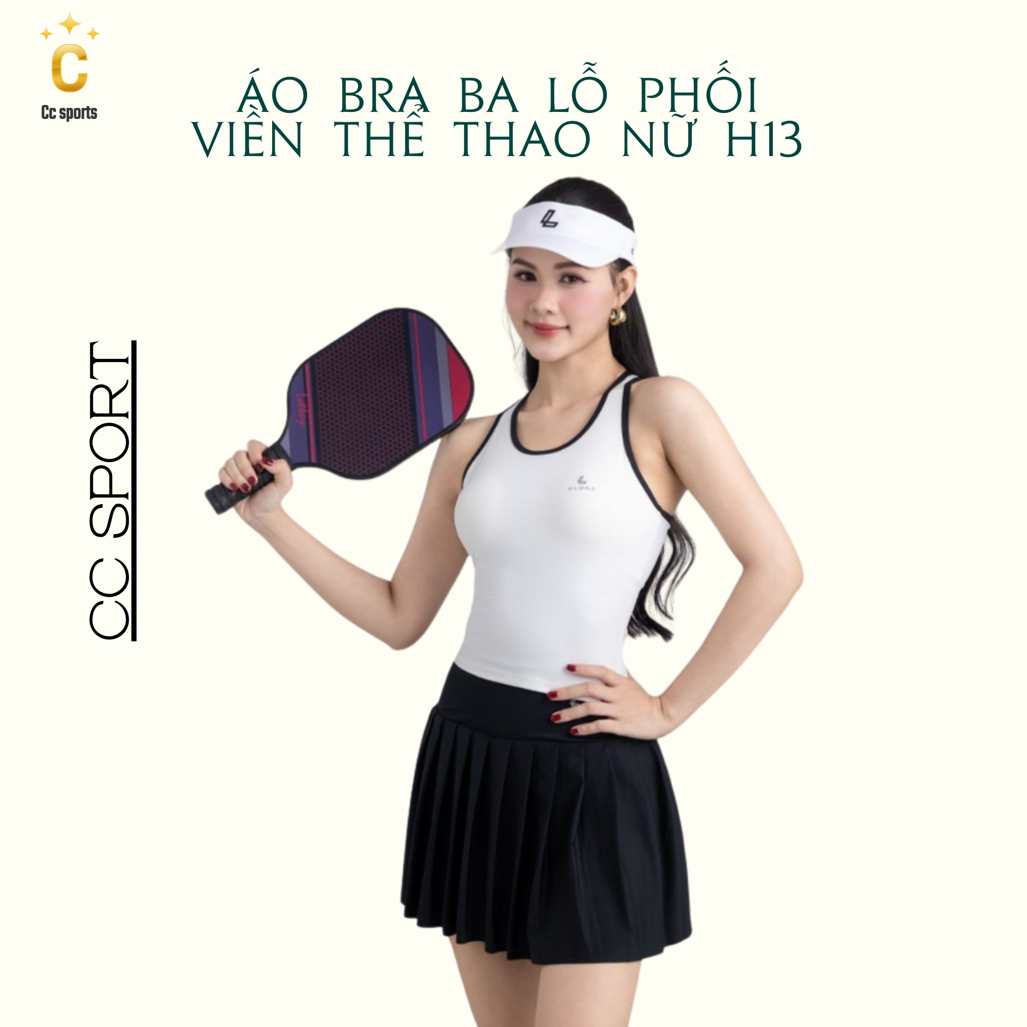 Áo Bra Ba Lỗ Phối Viền Thể Thao Nữ H13