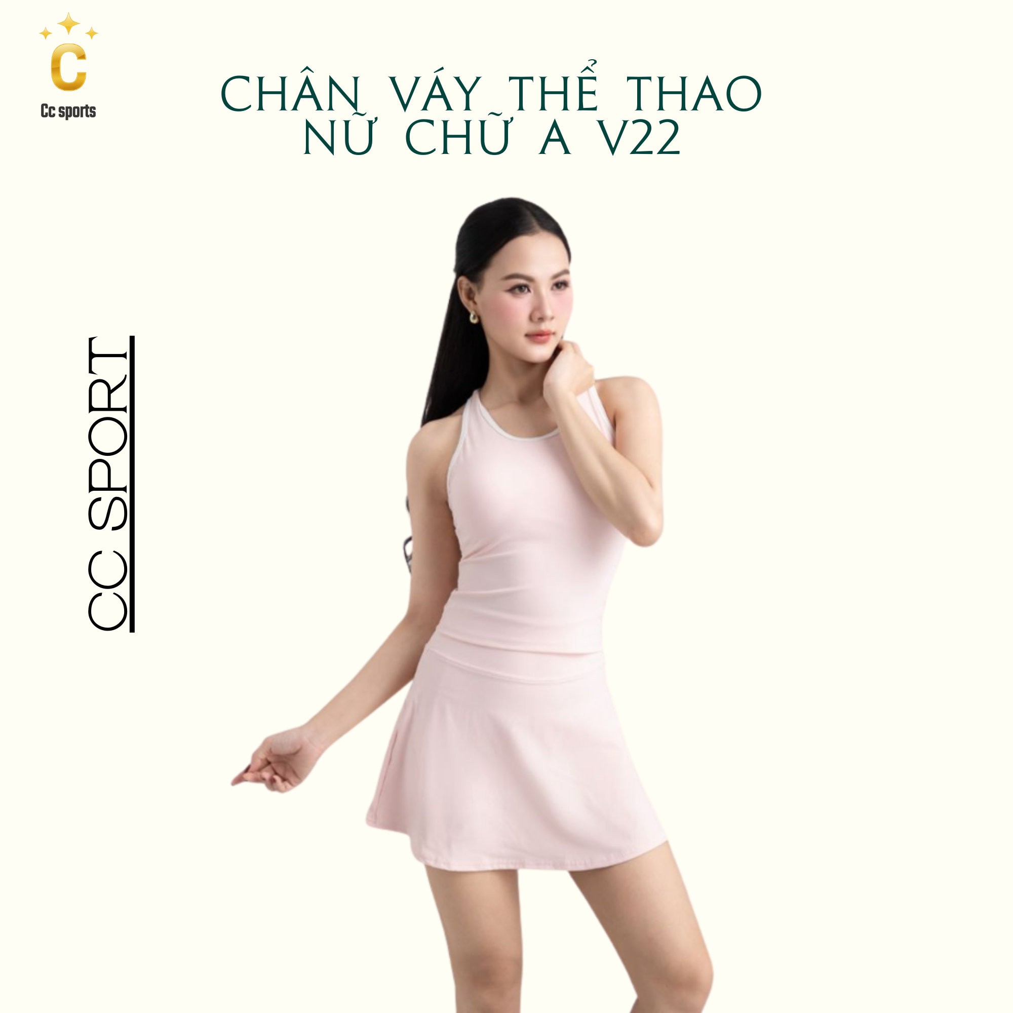 Chân Váy Thể Thao Nữ Chữ A V22