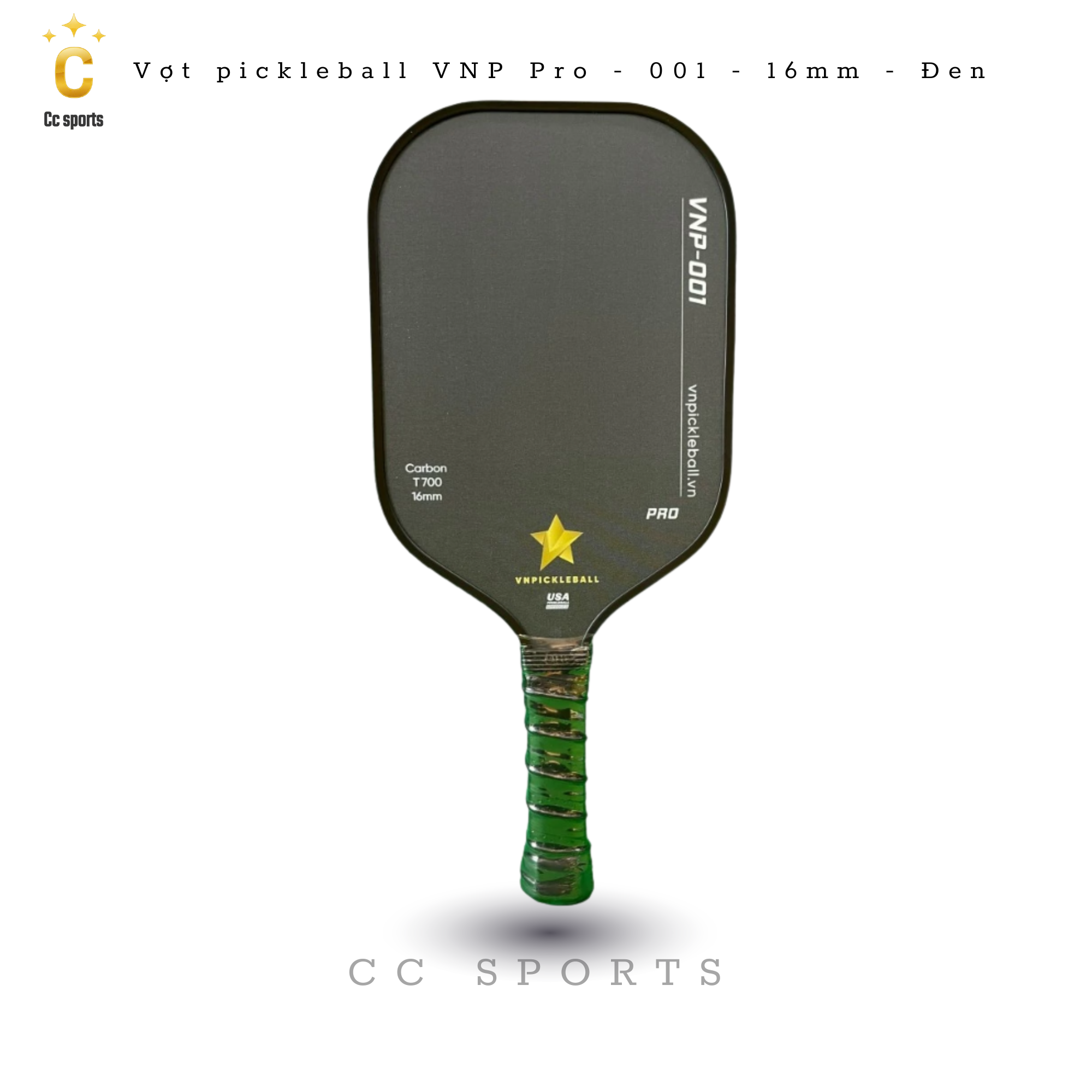 Vợt pickleball VNP Pro - 001 - 16mm