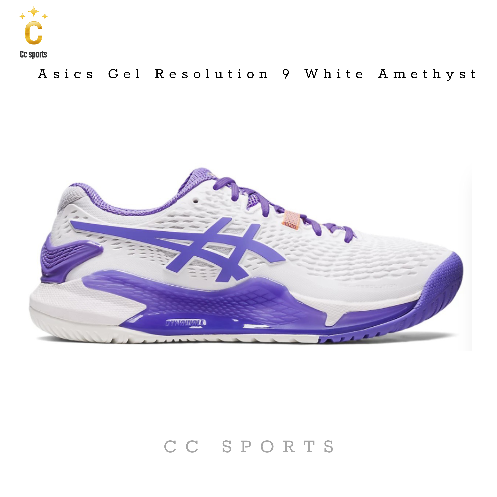Giày Nữ Asics tennis gell resolution 9 1042A208