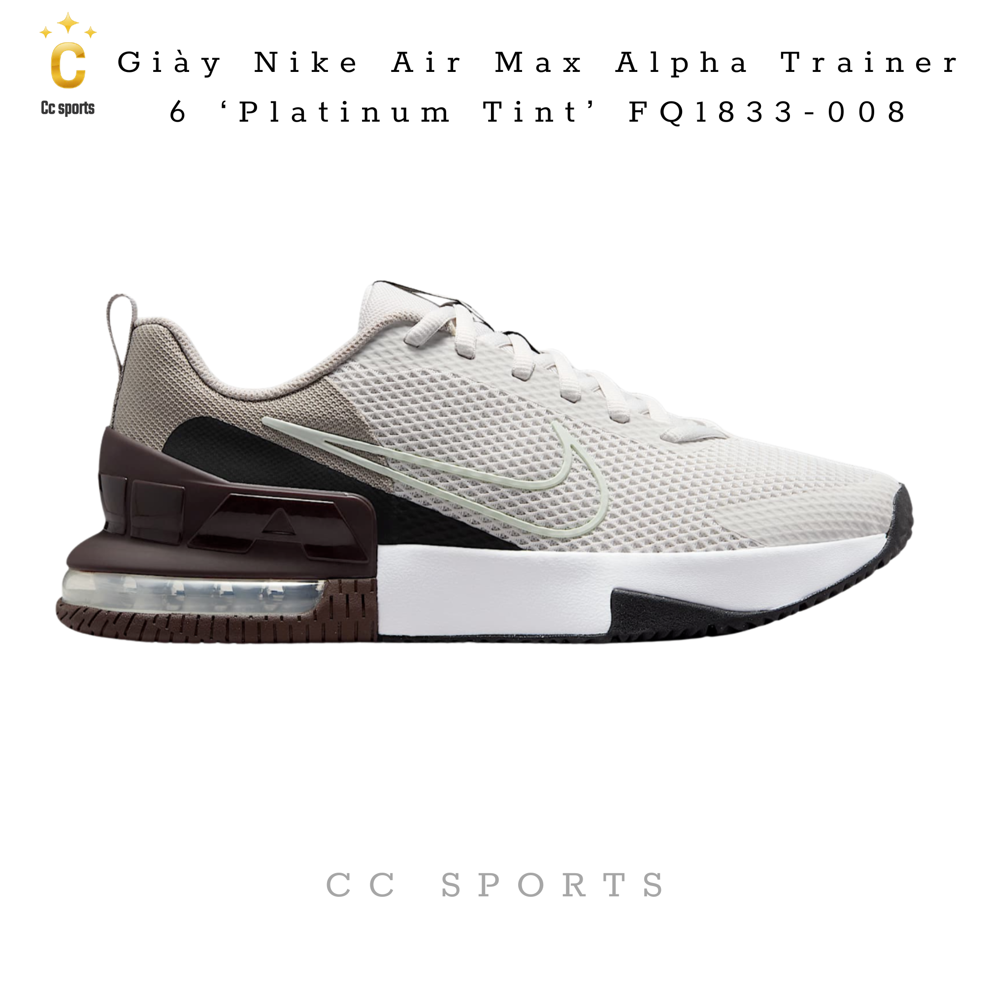 Giày Nike Air Max Alpha Trainer 6 ‘Platinum Tint’ FQ1833-008