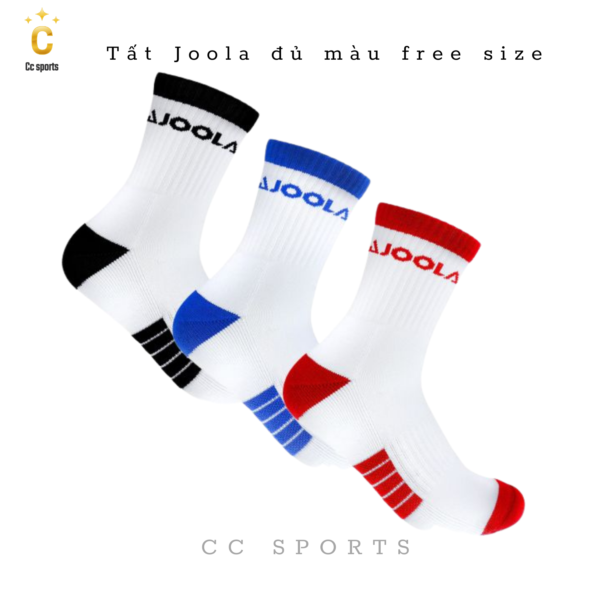 Tất JOOLA Đủ Màu – Free Size
